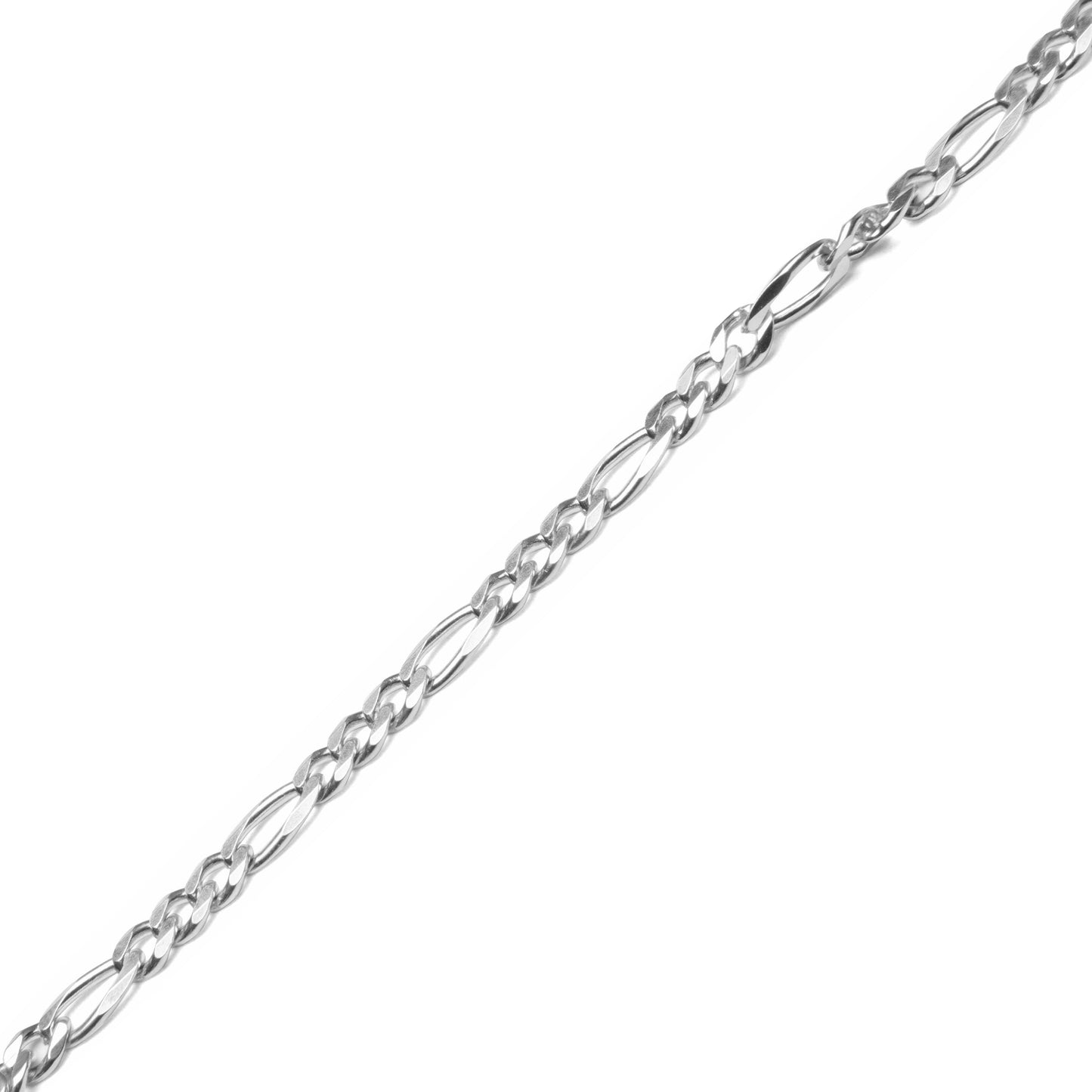 Figaro Bracelet Thick - 925 Sterling Silver