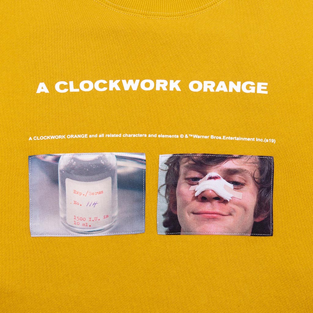 A Clockwork Orange Sweat Shirt - Yellow