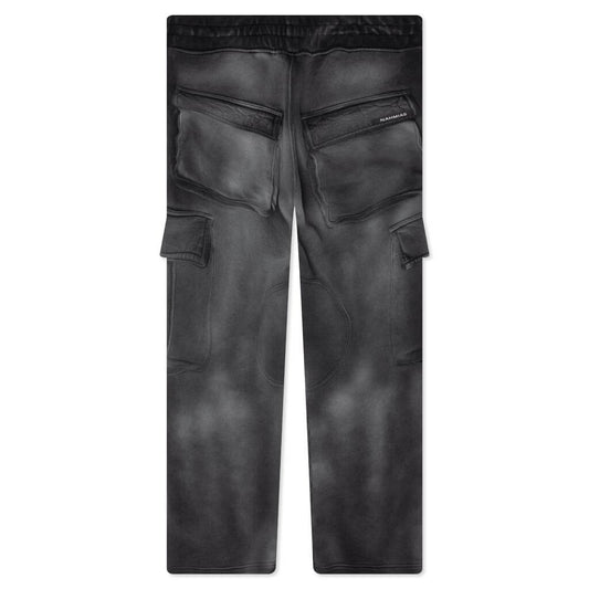 Sunfade Logo Cargo Sweatpant - Faded Black