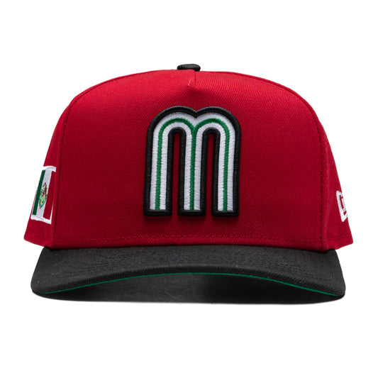 Feature x New Era 9FIFTY A-Frame Snapback Mexico Pack - Red/Black