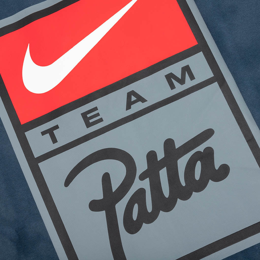 Nike x Patta T-Shirt - Squadron Blue/Deep Ocean/Dark Obsidian