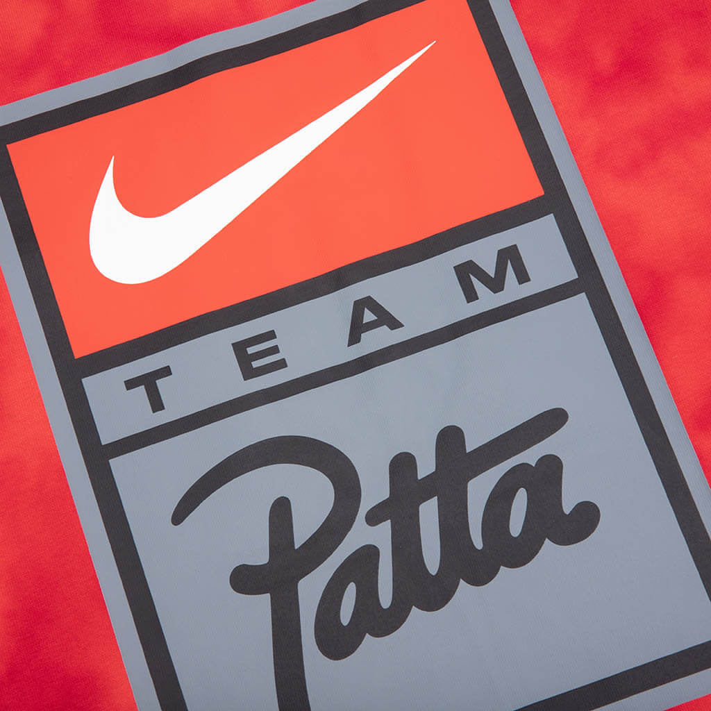 Nike x Patta T-Shirt - Rush Red/University Red/Gym Red