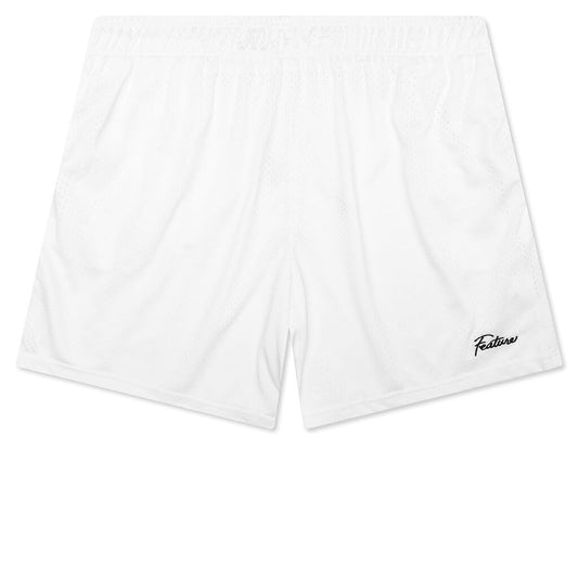 West Mesh Shorts - White