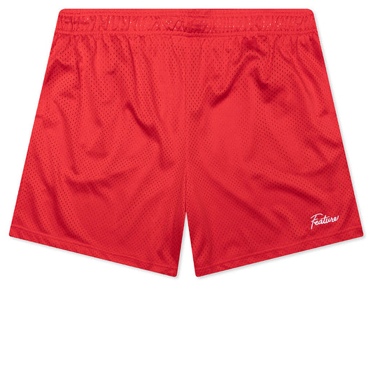 West Mesh Shorts - Crimson