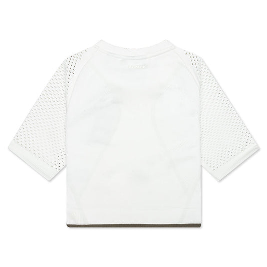 adidas Originals x Ivy Park Seamless Crop Top - Off White