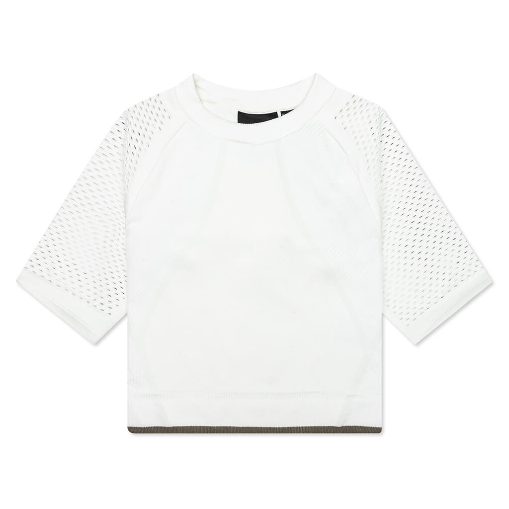 adidas Originals x Ivy Park Seamless Crop Top - Off White