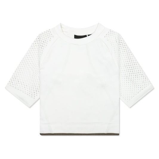 adidas Originals x Ivy Park Seamless Crop Top - Off White