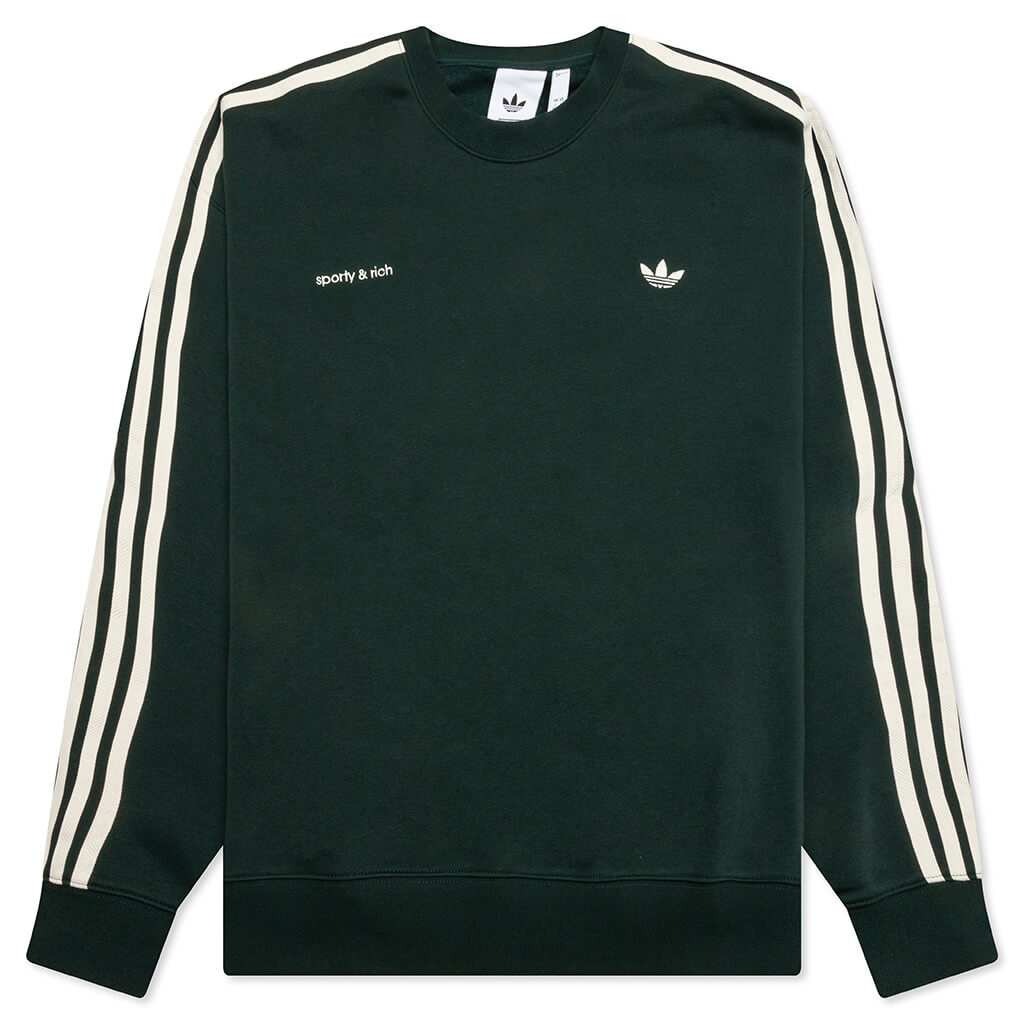adidas Originals x Sporty & Rich Sweatshirt - Shadow Green