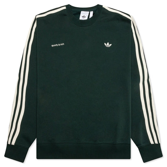 adidas Originals x Sporty & Rich Sweatshirt - Shadow Green