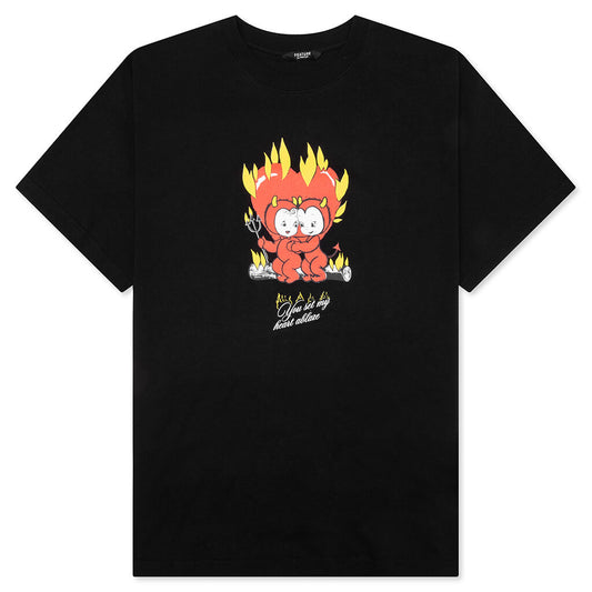 Heart Ablaze Tee - Black