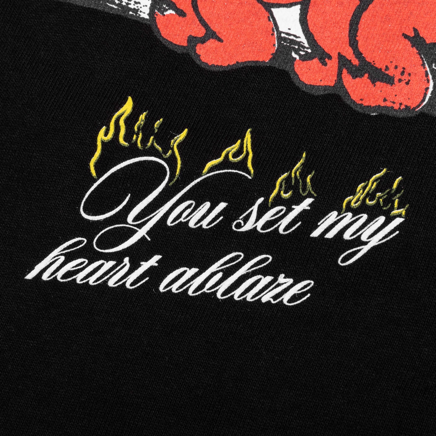 Heart Ablaze Tee - Black