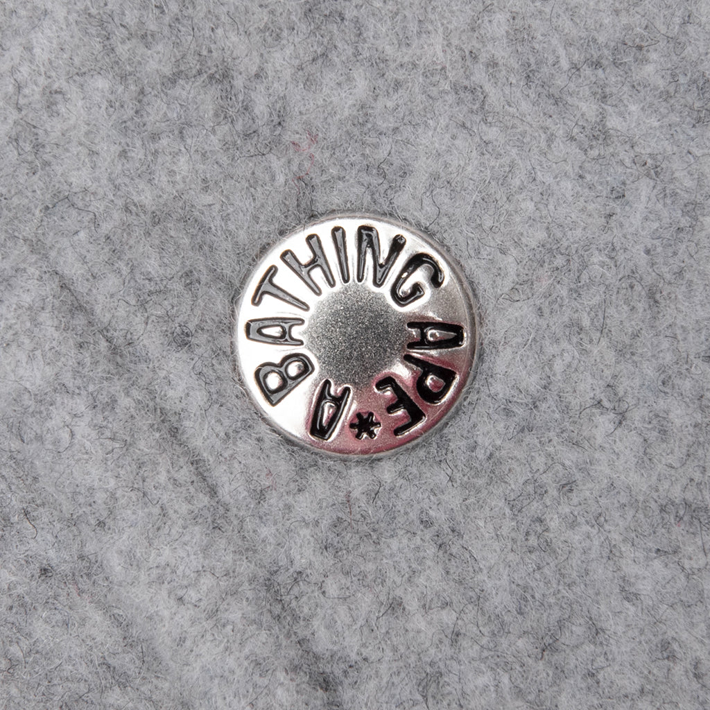 Bape Varsity Jacket - Grey
