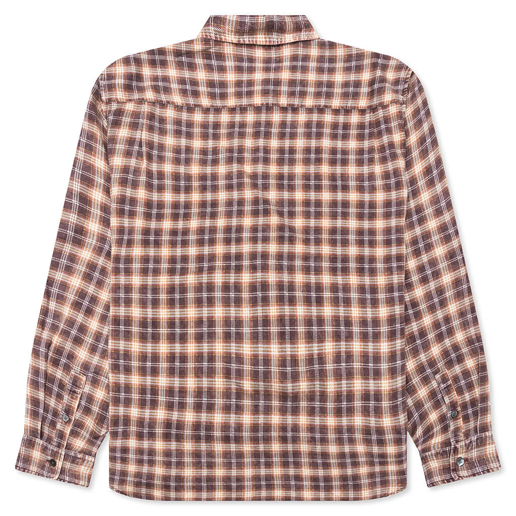 Matthew Plaid Shirt - Brick