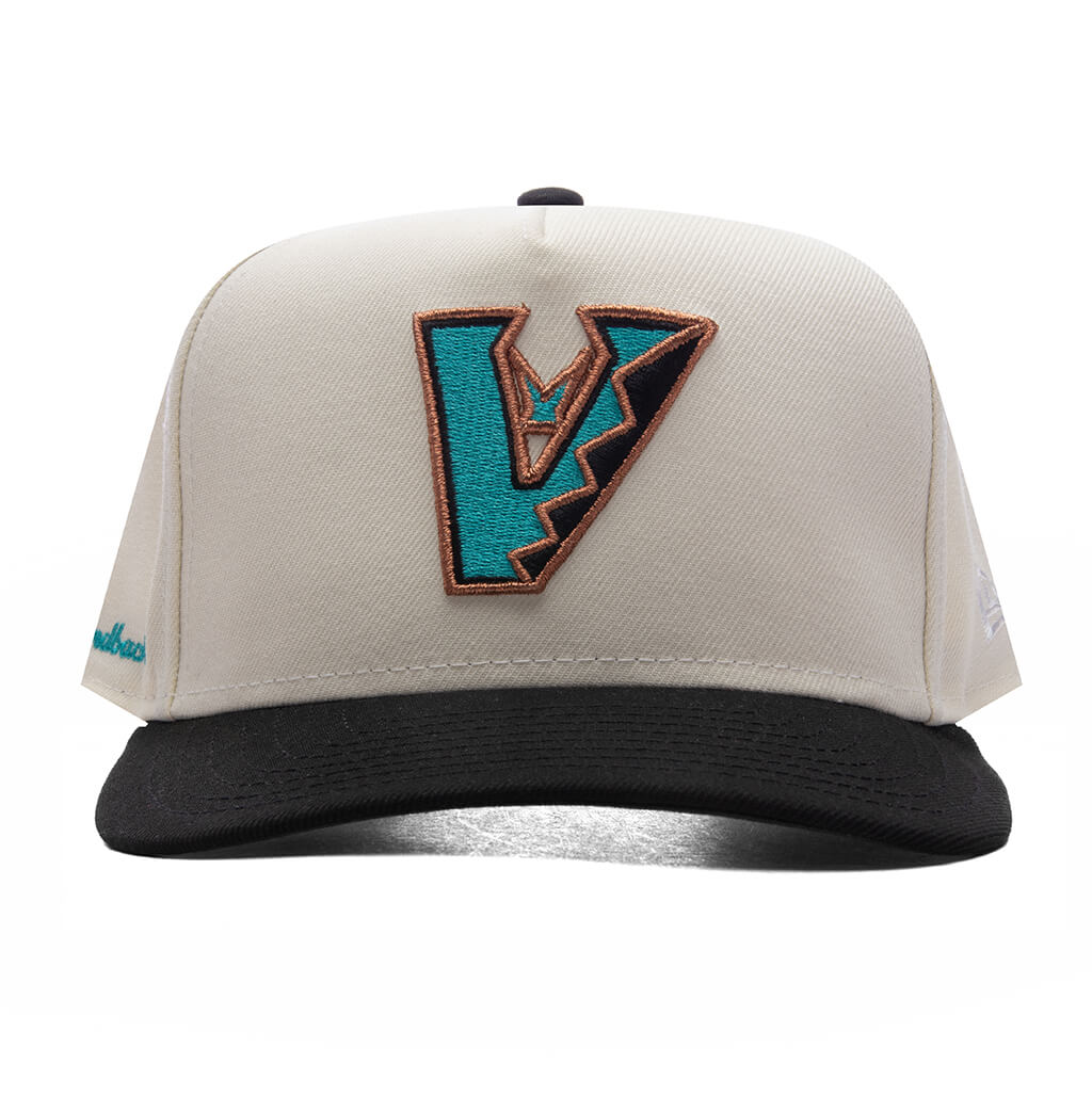 AZ Diamondbacks Upside Down Logo 9Fifty A-Frame Snapback - Chrome/Black