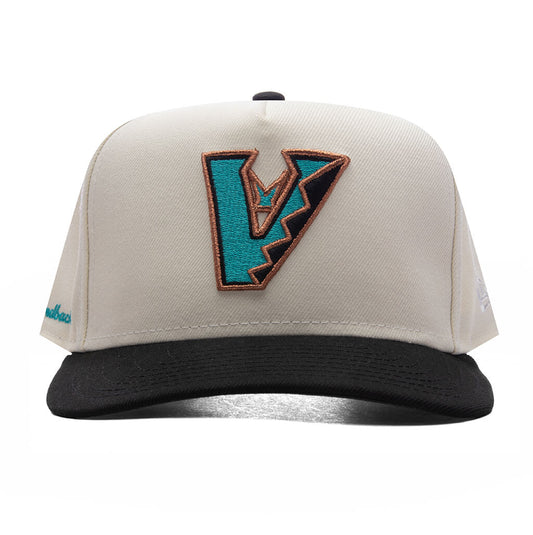 AZ Diamondbacks Upside Down Logo 9Fifty A-Frame Snapback - Chrome/Black