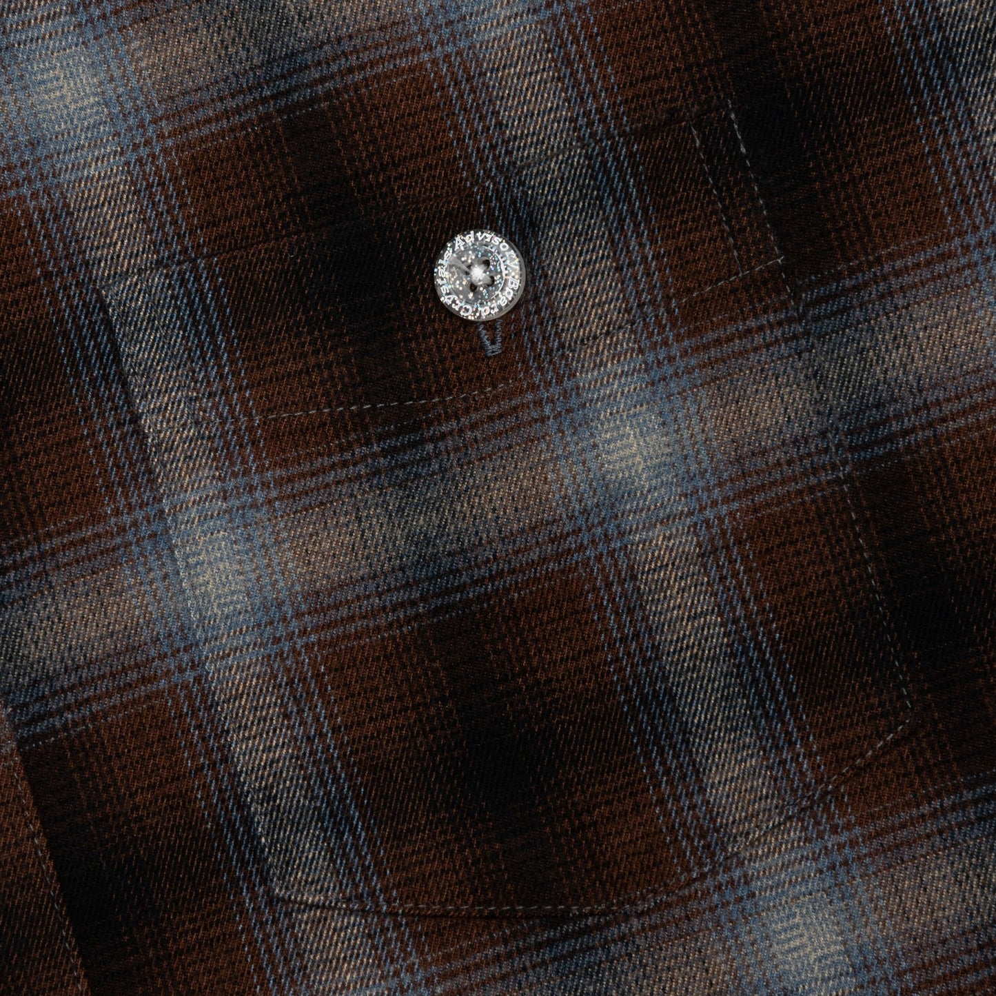 Abc. Flannel Plaid Puffer Quilted Jacket - Blue