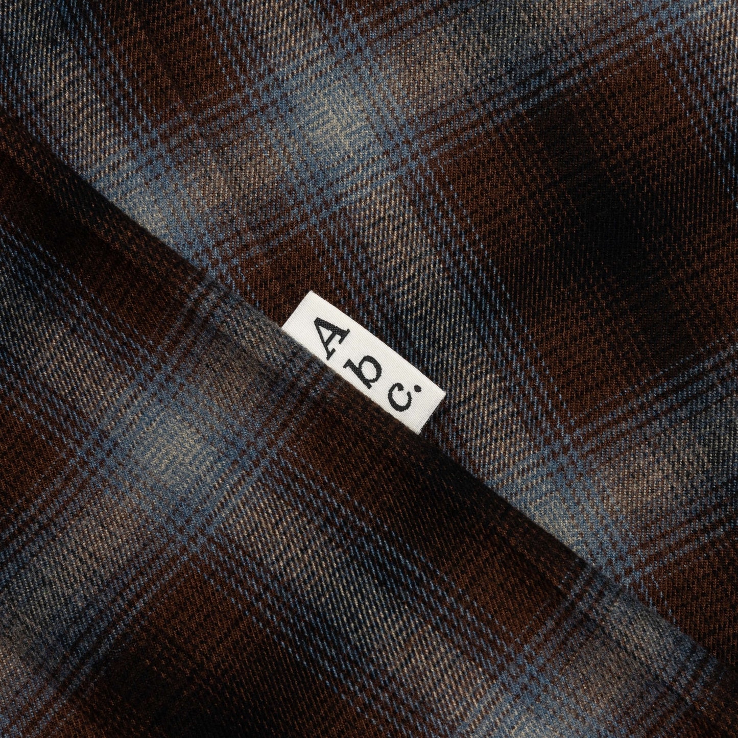 Abc. Flannel Plaid Puffer Quilted Jacket - Blue