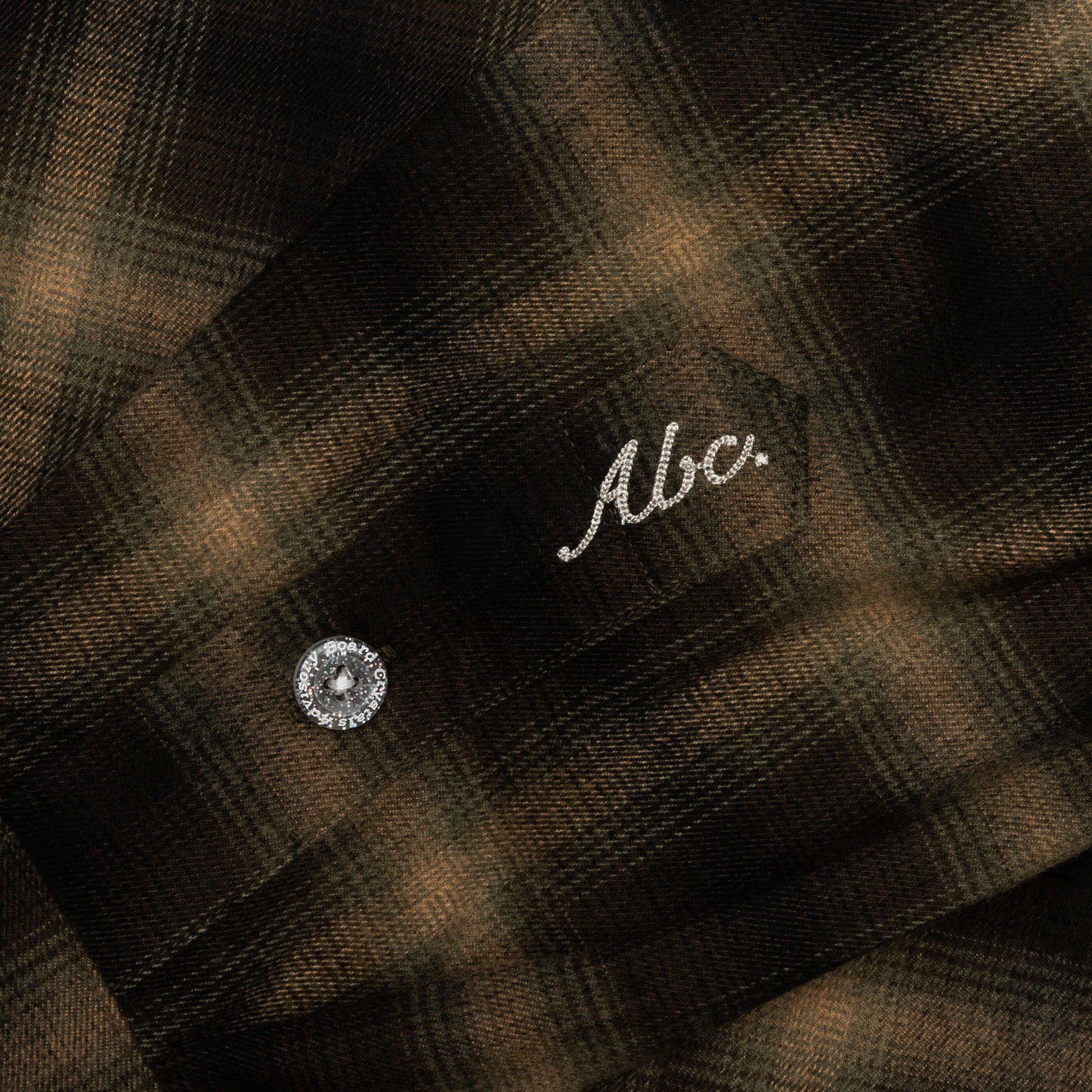Abc. Flannel Plaid Puffer Quilted Jacket - Green