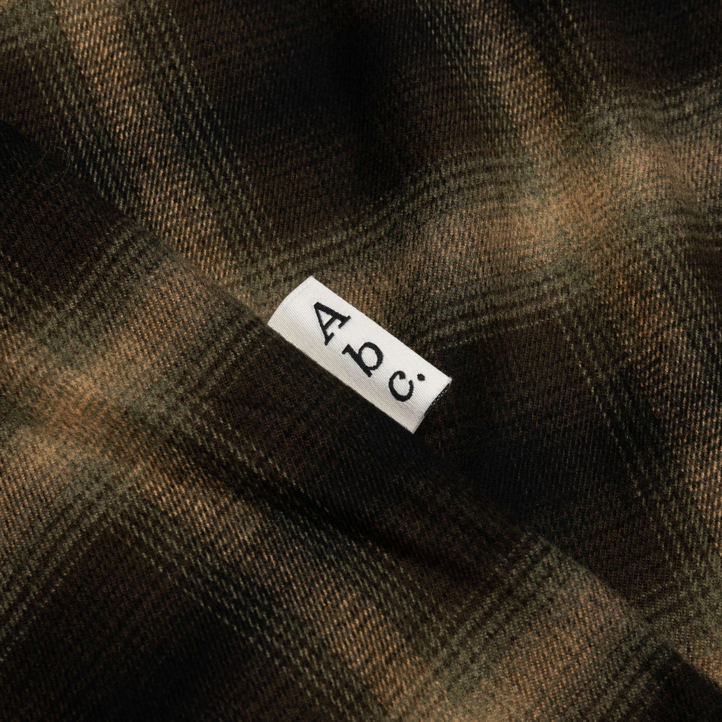 Abc. Flannel Plaid Puffer Quilted Jacket - Green