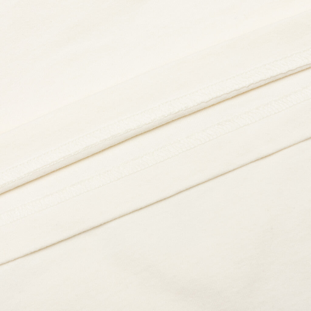 Feature x Analog Dope Spin Vinyl Tee - Cannoli Cream