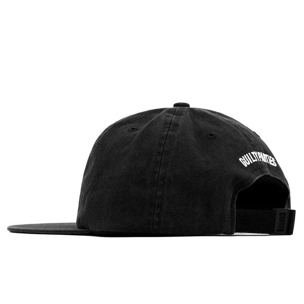 6 Panel Cap 'Type-1' - Black